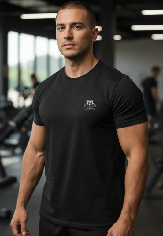 T-Shirt NIEDŹWIEDŹ | Seria BeastLift | Haft 3D Premium