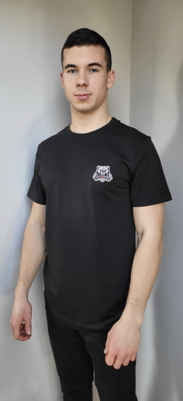 T-Shirt NIEDŹWIEDŹ | Seria BeastLift | Haft 3D Premium