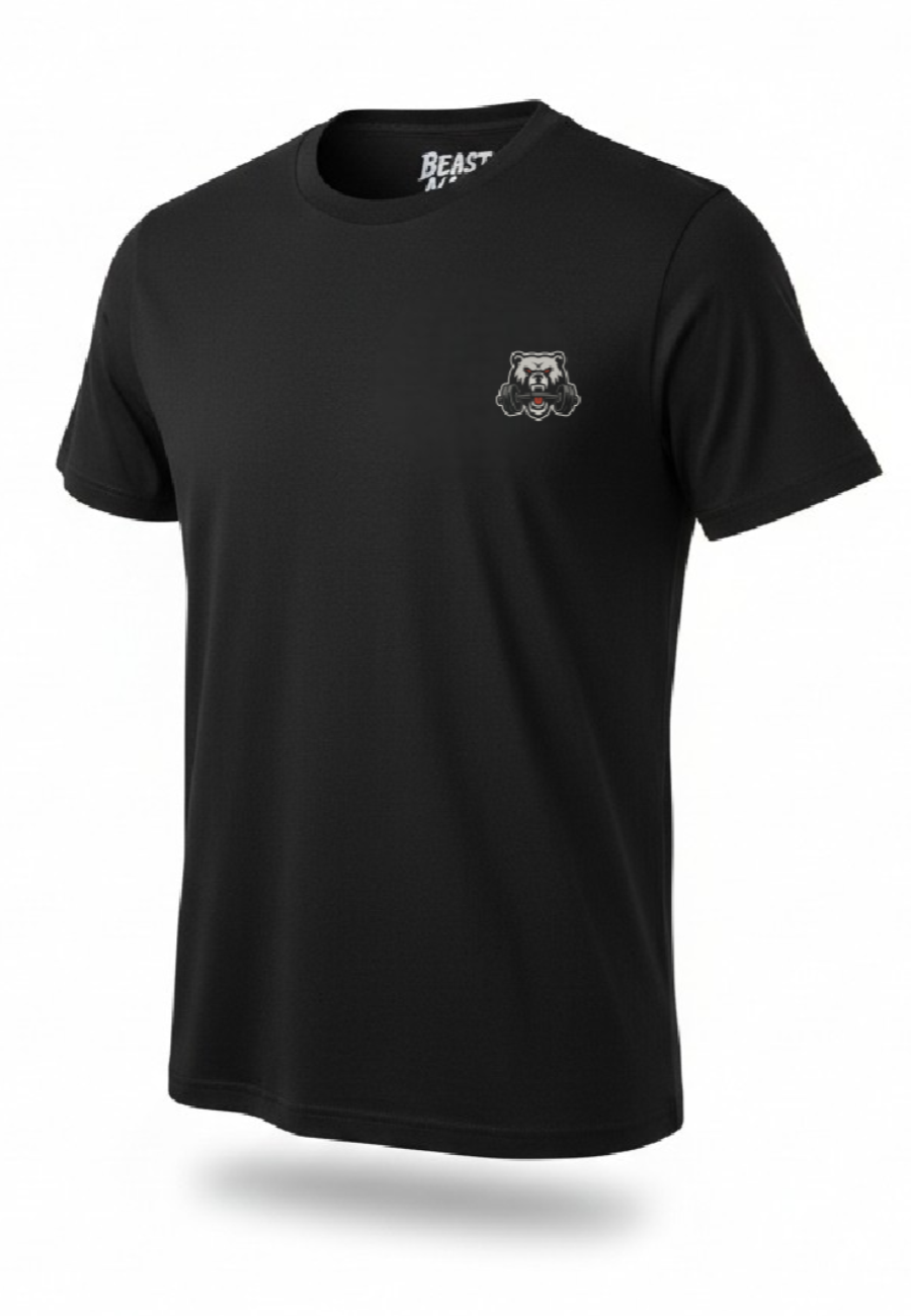T-Shirt NIEDŹWIEDŹ | Seria BeastLift | Haft 3D Premium