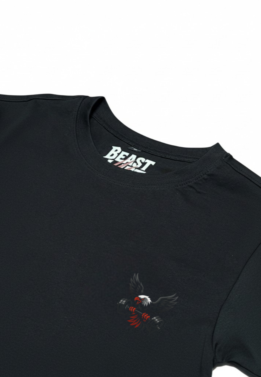 T-Shirt ORZEŁ | Seria BeastLift | Haft 3D Premium