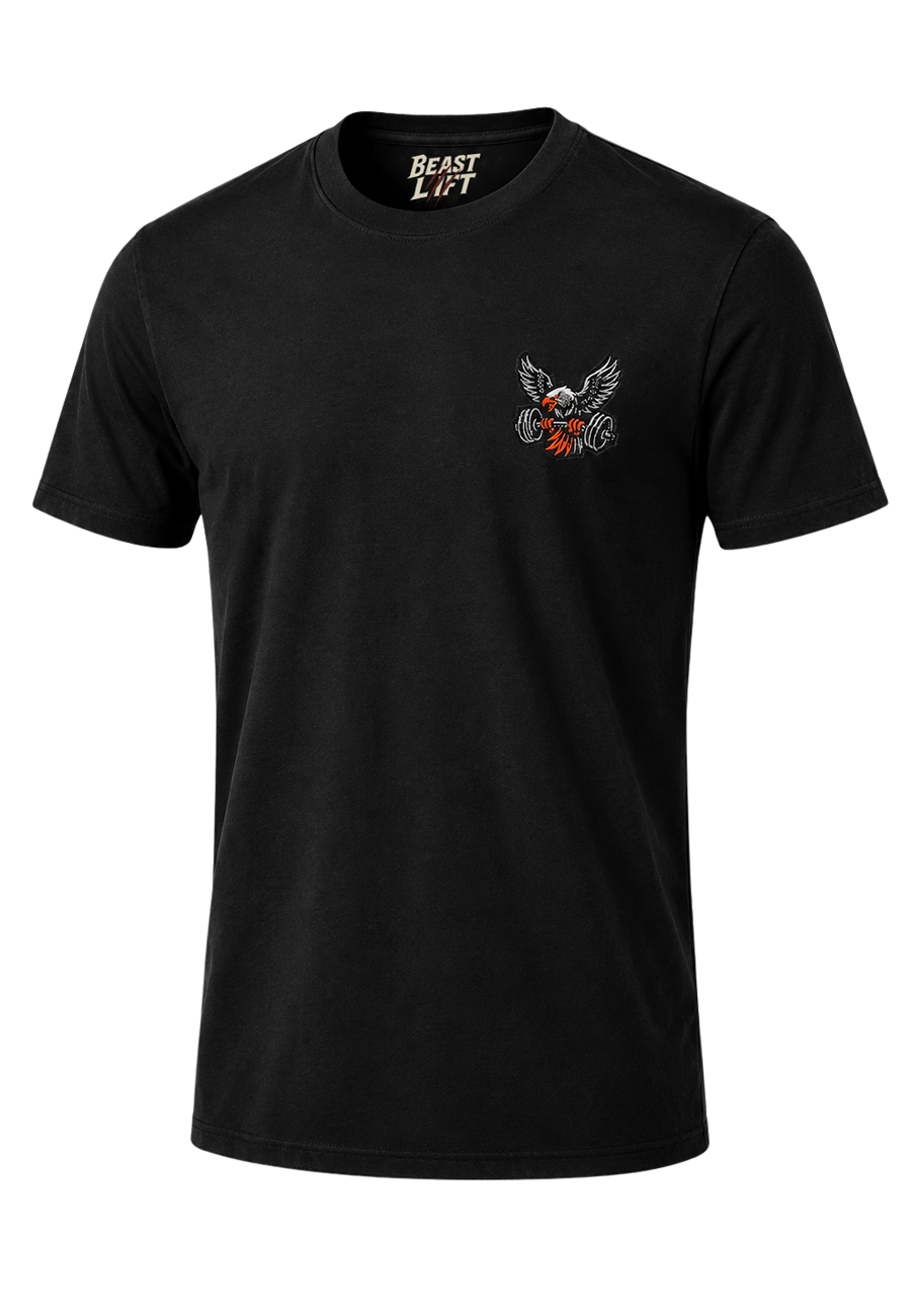T-Shirt ORZEŁ | Seria BeastLift | Haft 3D Premium